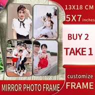 5X7 INCHES(13X18 cm) photo frame Crystal photo frame table custom developed photo wedd