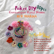 GANTUNGAN DIY Name Keychain Package