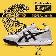 【NEW】Tiger ULTIMATE 81EX White Grey 1183B510-100 Low Top Unisex Sneakers