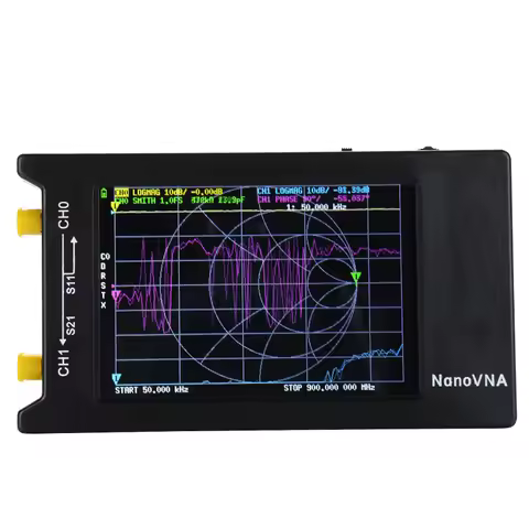 4 inch Touch Screen Portable Vector Network Analyzer NanoVNA-H4 10KHz-1.5GHz NanoVNA