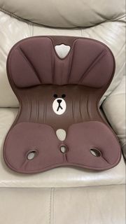 Curble Line Friends Brown Seat Cushion