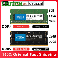 [LEUTCM] Crucial DDR5 RAM 16GB 32GB Notebook Memory 4800MHz DDR4 3200MHz 8GB 16GB SODIMM 1.1V for De