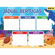 JADUAL BERTUGAS 🔥🔥 KECERIAAN KELAS HOTZZZZ