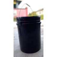 READY STOCK TONG PLASTIK HITAM SECONDHAND 18LITER