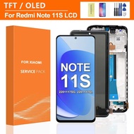 100% Tested For Xiaomi Redmi Note 11S 2201117SG 2201117SI LCD Display Digital Touch Screen for Redmi