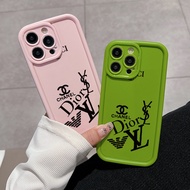 Big brand Phone Case Compatible for iPhone 15 11 14 Pro Max 13 12 MINI XS X XR 6S 7 8 PLUS SE 2020 Soft Frosted Full Coverage Casing