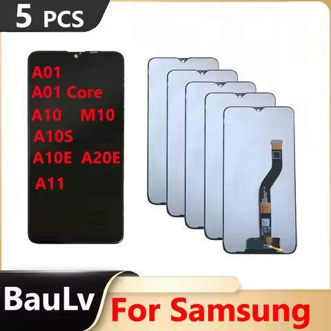 Wholesale 5 Pieces/Lot For Samsung A10s A10 A10E A20E M10 A11 LCD Digitizer Display with Touch Scree