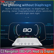 HUD Car OBD GPS Heap up Display Vehicle HD Smart C3 Navigation Digital meter Speedometer Car Accesso