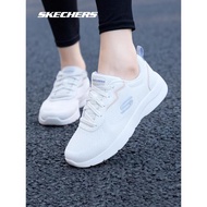 Skechers網面透氣白色運動女鞋