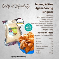 Keto Premix Flour Tepung Keto Tepung Ayam Goreng Bread Roti Cake Atkins Low Carb Diet Food Pancake C