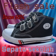 Nb school children's shoes for kindergarten, elementary and middle school age, durable adhesive men'