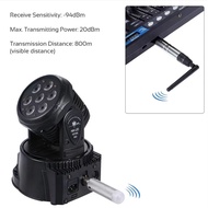 【WVH】-Wireless DMX512 Transmitter Receiver Stage Light Wireless 2.4G Rechargeable Battery Run 16 Hou