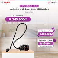 [07-09.07] Voucher Lazada đến 1TR | Máy hút bụi có dây Bosch BGS21WPOW - Series 4 2000W (đen dạng ốn