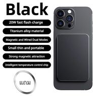 CCC Magnetic powerbank พาวเวอร์แบงค์ 6000mAh-10000mAh ชาร์จเร็ว 20W รับประกัน 2 ปี