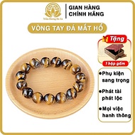 Vòng tay đá mắt hổ phong thủy đeo tay nam nữ may mắn tài lộc Trầm Hương Hà Xá