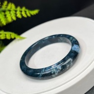 藍線石手鐲 52MM 漸變深藍白 女式手環 凈化吸納負能量 磁場溫和