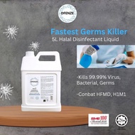 Dfenze Sanitizer Covid Combo (5L) Kills 99.99% Covid, HFMD, H1N1, Influenza A Virus