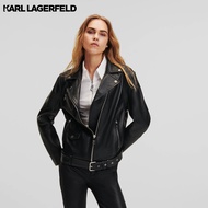 KARL LAGERFELD - LEATHER BIKER JACKET 235W1901 เสื้อแจ็คเก็ต