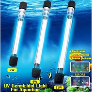 Aquarium UV Light 5-13W Algae Remover Clear Water Germicidal Light Pond