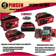 PINSEN MT-21V 5C 21700 High Capacity Lithium Battery for MAKITA Choice 5/10/15-Cell 3Ah 6Ah & 9Ah Po