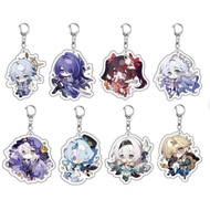 Layered Acrylic Keychain, Acheron Keychain, Jiaoqiu Keychain, Honkai Star Rail Merch, Anime Game Cha