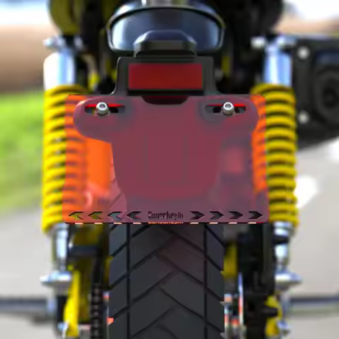 Hot Universal Acrylic Motorcycle License Plate Frame Transparent License Plate Holder Rear License P