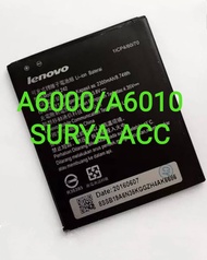 LENOVO A6600 Plus / A6600+ . BL242 - 100% ORIGINAL Baterai Batre Batere Battery Battre Batrai
