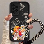 cartoon onepiece luffy Casing for Samsung A52 Samsung A52S 5G Samsung A53 5G Samsung A54 5G Samsung 
