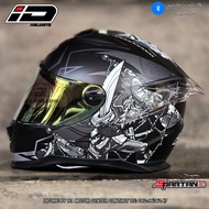 หมวกกันน็อคเต็มใบ ID SPARTAN-ฺBT ผลิตตาม มาตรฐาน ECE และ มอก 369-2557 ID Helmet หมวกกันน็อคเต็มใบหุ้