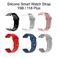 Silicone Smart Watch Strap For Y68 / 116 Plus Smart Watch