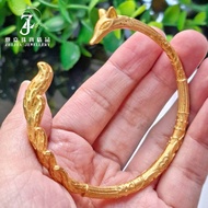 Sand Gold Fox Fairy Open Bracelet 5.2mm 57-63 Circumference Wearable Adjustable Popularity Good Luck