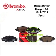 BREMBO XTRA FRONT BRAKE PAD RANGE ROVER EVOQUE 2.0 2011-2018