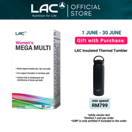 [Expiry Oct 2026] LAC Womens Mega Multi (90 Caplets) Daily Multivitamin and Nutrition Formula