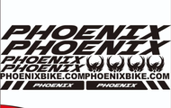 Stiker Sepeda Phoenix Cutting sticker Sepeda Perempuan Phoenix