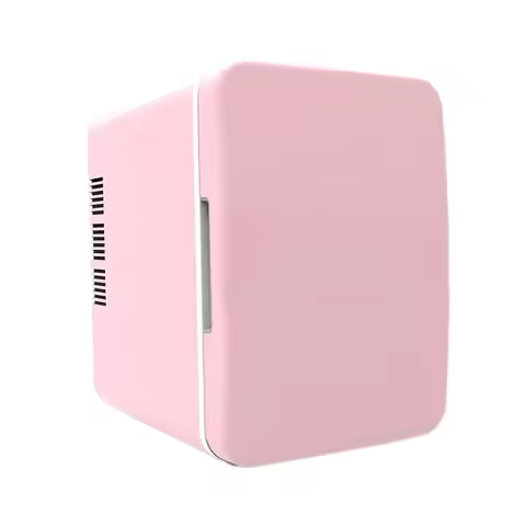 4L Mini Fridge Car Refrigerator Single Door Skincare Fridge for Small Place Desktop Travel Beauty Co