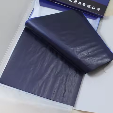 50PCS 48K Carbon Paper Blue Double-sided Thin Carbon Paper for Accounting and Finance Transfer Paper