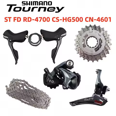 Shimano Tiagra Series 4700 10S Groupset ST FD RD-4700 CS-HG500-10 Cassette CN-4601 Chain For Road Bi