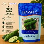 (20g / 50g / 100g) Leckat Seeds FD30 Toto F1 Hybrid Cucumber / Benih Hibrid Timun / 黄瓜种子
