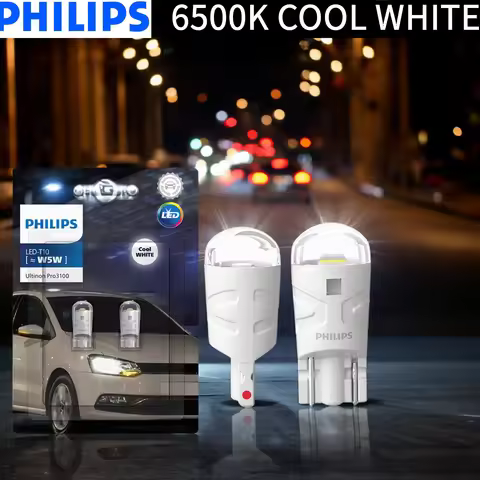Philips Ultinon Pro3100 LED T10 W5W 6500K Cool White New Style Car Interior/parking Light Turn Signa