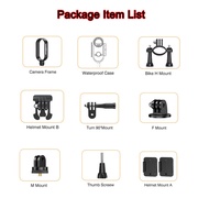 Supplementary Accessory Box of H88 Mini Action Camera Cycling Driving Helmet Waterproof Wind noise r