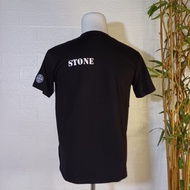 KAOS STONE ISLAND, HITAM, SIZE M (SECOND BRANDED) MULUS, TS0394