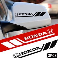 1 Pair Pack Car Rearview Mirror Sticker Bumper Cover Scratch Decal Suitable for Honda Brio Amaze Accord Freed Jazz CRZ City Civic HRV CRV Racing Stripe Sticker