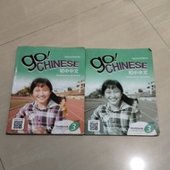 2 BOOKS ORI BOOK GO CHINESE TEXTBOOK & WORKBOOK 3 CENGAGE PUBLISHER