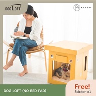 KAFBO DOG LOFT (NO BED PAD) ฟรี! สติ๊กเกอร์ลายแมวและสุนัข บ้านสุนัข บ้านแมว ของเล่นสุนัข ของเล่นแมว 