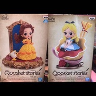 🔥全新 迪士尼公主 貝兒 愛麗絲 qposket figure