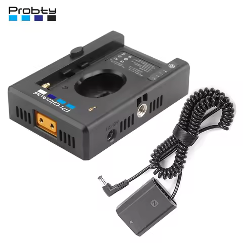 Fully Decoded NP-FZ100 NPFZ100 Dummy Battery With NP-F Adapter Plate Kit for Sony ZV-E1 A1 A7 III A7