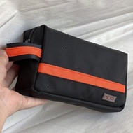 TUMI New Toilet Bag for Men's Business Travel Portable Multi functional Bag Ballistic Nylon Waterproof Certificate Power Phone Bag