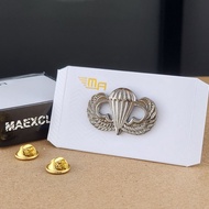 WING AIRBORNE BLACK BREVET PIN