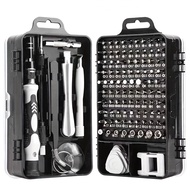 115pcs/set Cell Phone Kit / Car Precision Screwdriver Repair Tool Kit, Multi-function Electronic Screwdriver Set, Watch Mobile Phone Disassembly Repair Screwdriver Tools (Black)