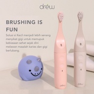 DREW Sonic Jr. - Electric Toothbrush - Sikat Gigi Elektrik Untuk Anak 1- 12 Tahun